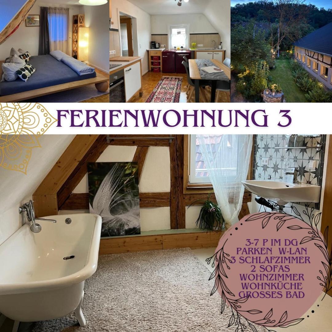 Ferieninrosengarten 1 Zi Appartement 190 Cm Deckenhoehe Oder Grosse 4 Zi Dg Whg Экстерьер фото